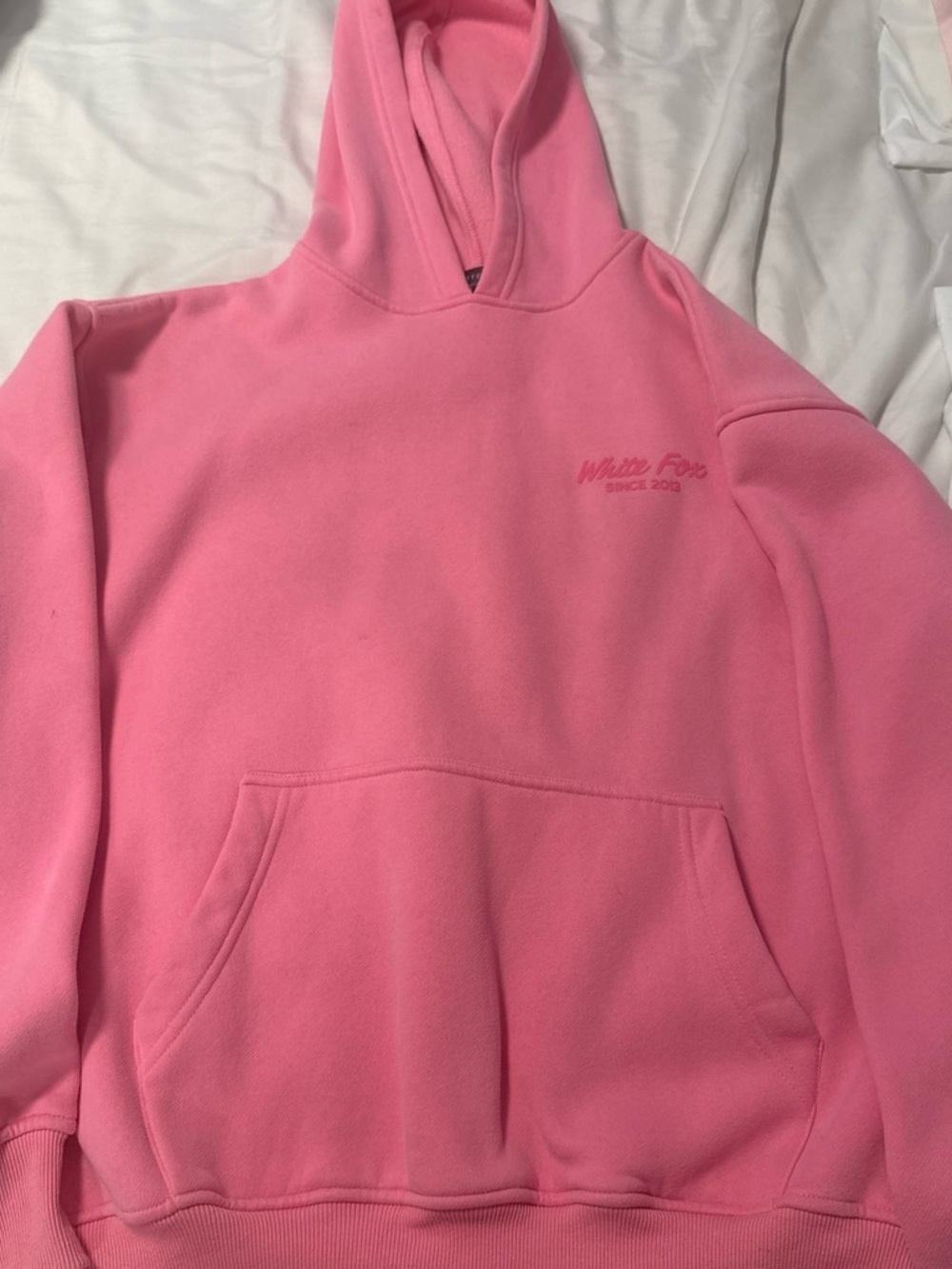 White Fox Boutique Bubblegum Pink Hooded Pullover